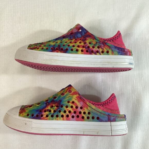 Skechers Girl’s Tie-Dye Slip-On Sneakers Size 11 - Picture 5 of 8